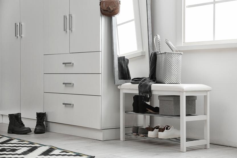 Wandschränke für Ihre Kleidungsstücke Wandschrank für den Ankleideraum - Nahaufnahme